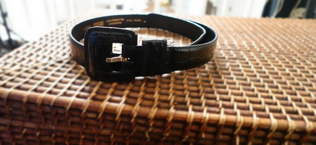 Vintage leather belt